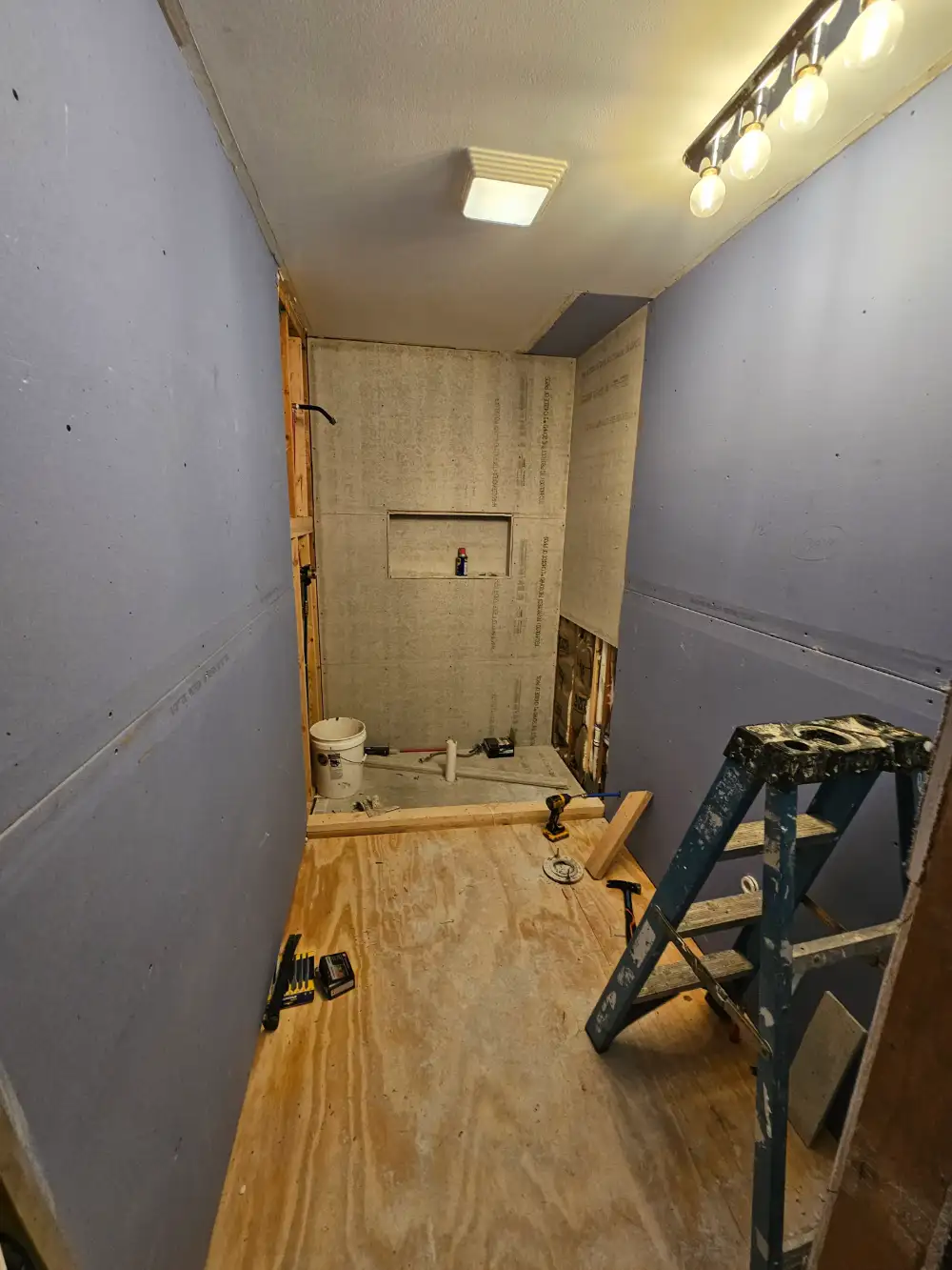 Blue Bathroom